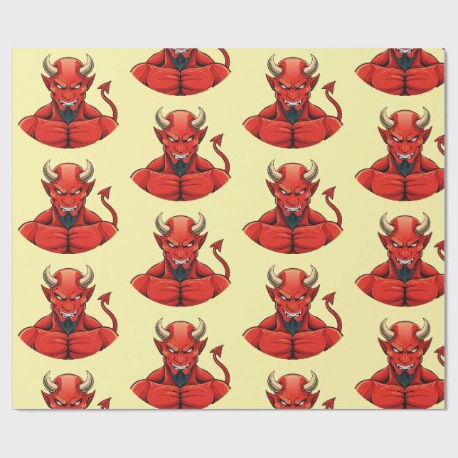 Papel De Presente Diabo (Aberto)