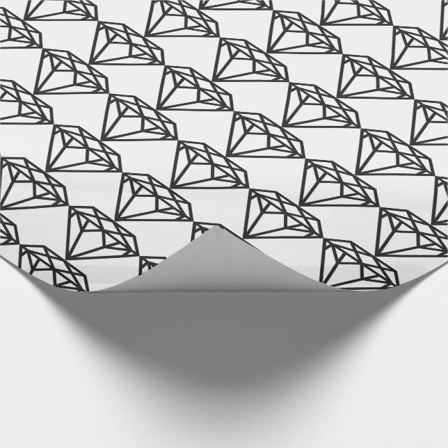 Papel De Presente Diamante (Ponta)