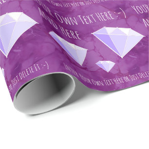 Papel De Presente Diamond Gemstones Jewelry Gift