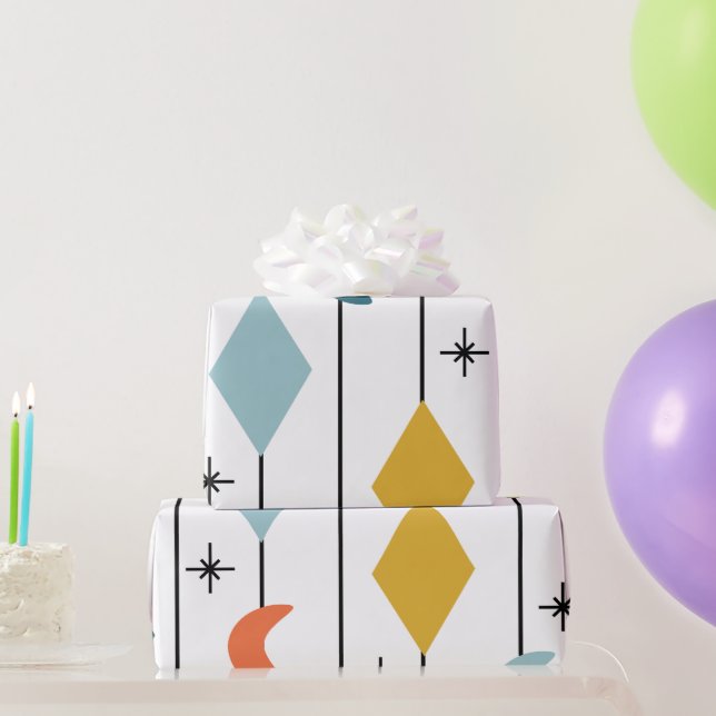 Papel De Presente Diamond Moons (Presentes para festas)