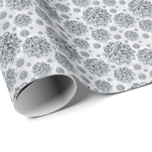Papel De Presente Diamond, padrão sem costura elegante