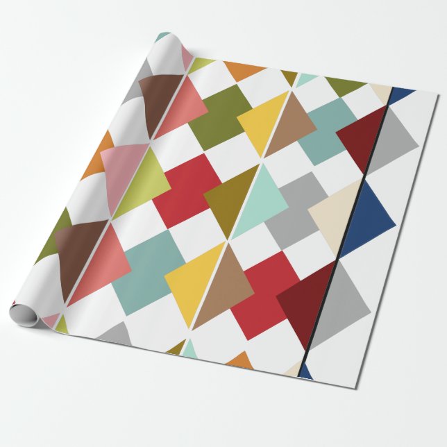 Papel De Presente Diamond Quilt (Desenrolado)