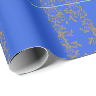 Papel De Presente Dias Azuis Nebulosos