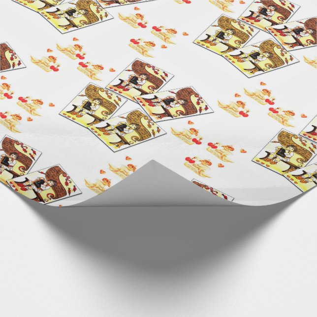 Papel De Presente Dias de os namorados de papel (Ponta)