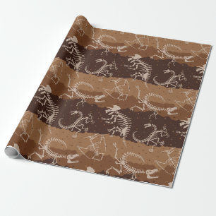 Papel De Presente Dig Dino Dig