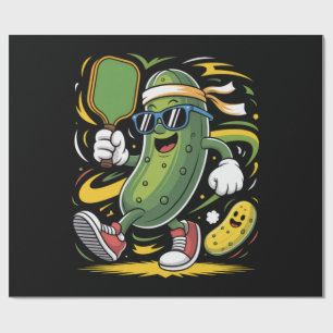Papel De Presente Dill Pickle Jogando Pickleball