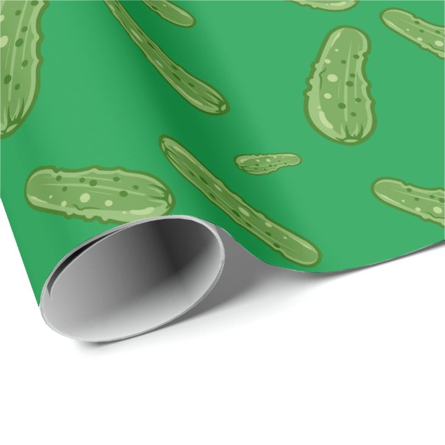 Papel De Presente Dill With It Design - Matte Wrapping Paper (Ponta do rolo)