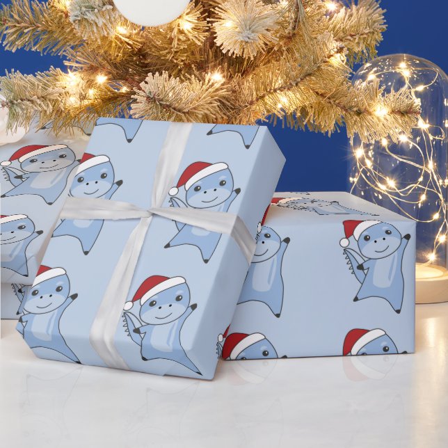 Papel De Presente Dino Christmas Dinos Wrapkings Paper (Feriados)