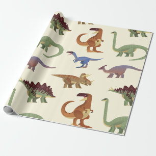 Papel De Presente Dino dinossauro