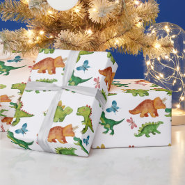 Papel De Presente Dino Two rex 2nd boy Dinosaur birthday party