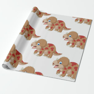 Papel De Presente Dinossaur Legal Triceratops Kids