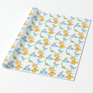 Papel De Presente Dinossauros