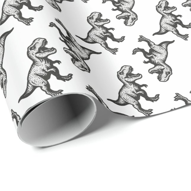 Papel De Presente Dinossauros (Ponta do rolo)