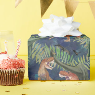 Papel De Presente Dinossauros
