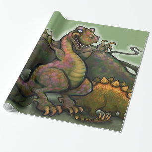Papel De Presente Dinossauros 2x3' 60# Posters de parede