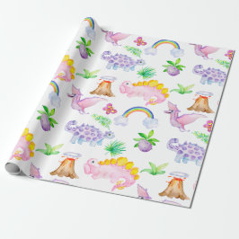 PAPEL DE PRESENTE DINOSSAUROS CUTÂNEOS