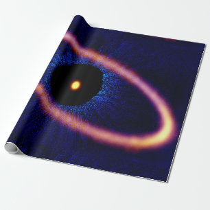 Papel De Presente Disco de Detritos do Sistema Estelar de Fomalhaut