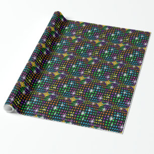 Papel De Presente Disco Gift Wrap - SRF