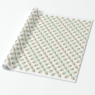 Papel De Presente Disguise do Homem de Pão Gingerido