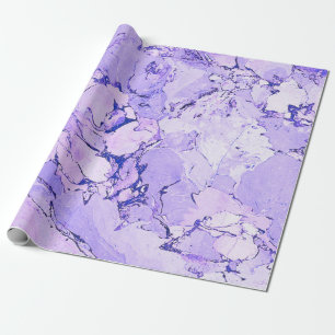 Papel De Presente Dissociação de mármore italiano azul e branco mode