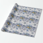 Papel De Presente Dissociação de Vases Florais Azuis e Brancas do Az<br><div class="desc">PAPEL DE LAVAGEM DE PESO PESADO IDEAL PARA DESCOUPAÇÃO E OUTRAS UTILIZAÇÕES | Belo padrão de azulejo inspirado nos azulejos pintados, refinadamente, pela costa de Amalfi, em Itália, que apresentam designs ornamentais azuis e brancas com flores amarelas. Elegante, clássico, vintage style vase e scrollwork perfeitos para os seus projetos de...</div>
