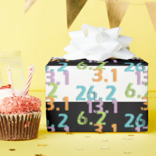 Papel De Presente distâncias de execução para os corredores Papel de