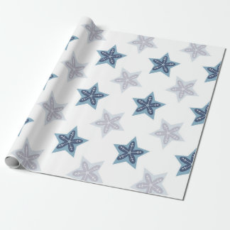 Papel De Presente Ditsy Snowflake pattern backgrounds textures