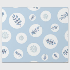 Papel De Presente Ditsy Snowflake pattern backgrounds textures