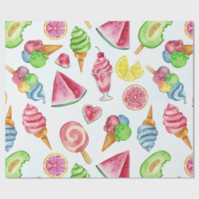 Papel De Presente diversão ao sol (Aberto)