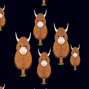 Papel De Presente Diversão da Escócia Highland