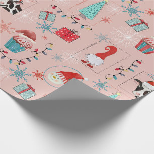 Papel De Presente Diversão de Natal