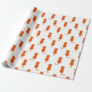 Papel De Presente Diversão Felina para Sempre Gatos Caprichosos Tema