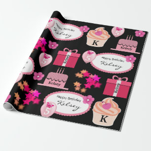 Papel De Presente Divertimento & aniversário personalizado feminino