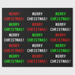 Papel De Presente Divertimento, FELIZ NATAL do olhar clássico do