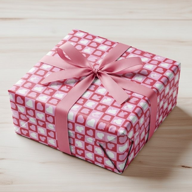 Papel de Presente do Dia dos Namorados Cute Love (Criador carregado)
