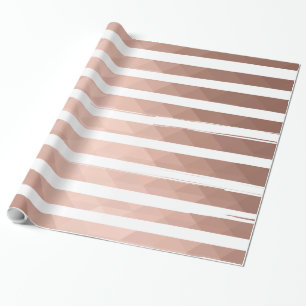 Papel De Presente Do ouro menina branca poli cor-de-rosa moderna do