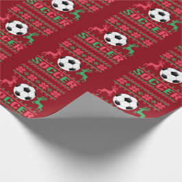 Papel De Presente Doador de Férias Feias de Futebol