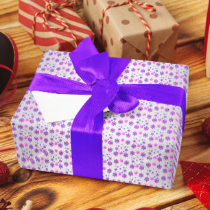Papel De Presente Doce Aniversário de 16 anos Floco de Neve de Inver