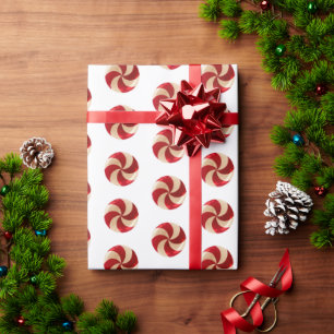 Papel De Presente Doce de menta Natal Cana de Açúcar