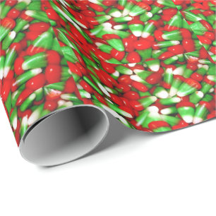 Papel De Presente Doce de Natal em forma de Espiga de Milho