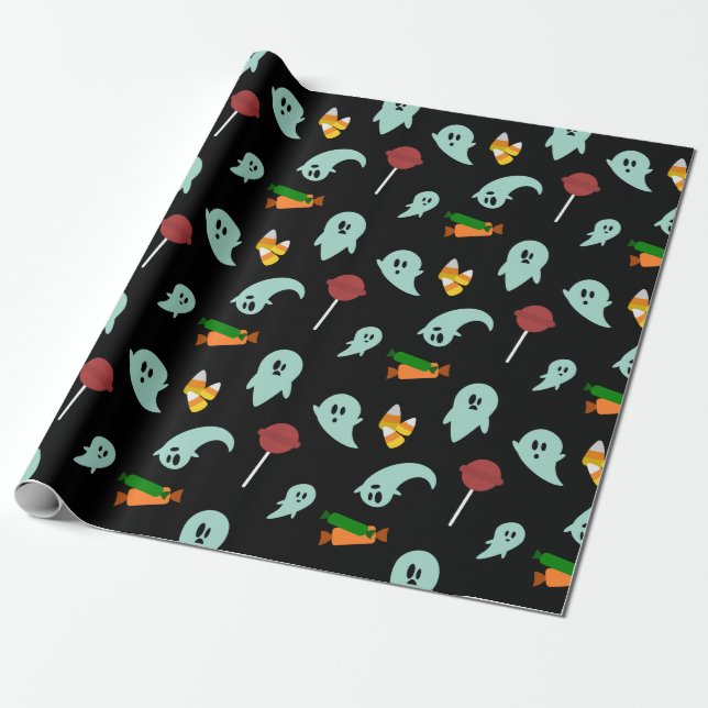 Papel De Presente Doce Fantasma (Desenrolado)