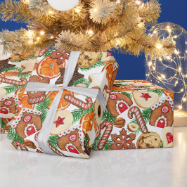 Papel De Presente Doce Natal