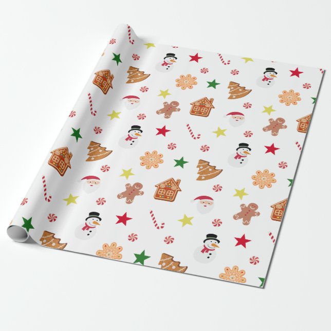 Papel De Presente Doce Natal (Desenrolado)