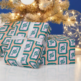 Papel De Presente Doce Natal Caprichoso Festa Brilhante