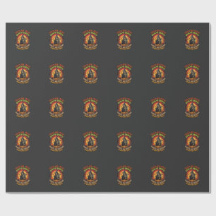 Papel De Presente Doce ou Travessura Fantasma de Halloween Casa Asso