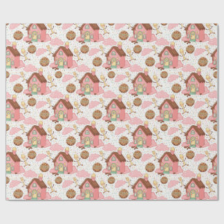 Papel De Presente Doce padrão de jardim