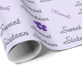 Papel De Presente Doce personalizado dezesseis