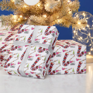 Papel De Presente Doces de papel para moldagem de natal