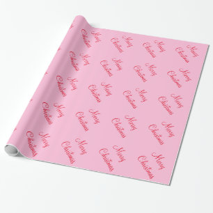 Papel De Presente Doces feitos sob encomenda PinkBackground do Feliz