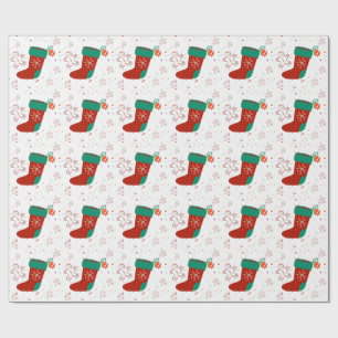 Papel De Presente Dodo Craft Studio Meia de Natal Fofo Festa de Nata